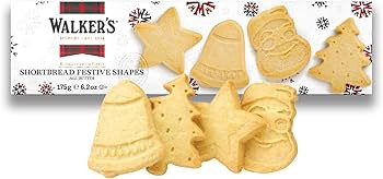 WALKERS SHORTBREAD FESTIVE SHAPES 175G