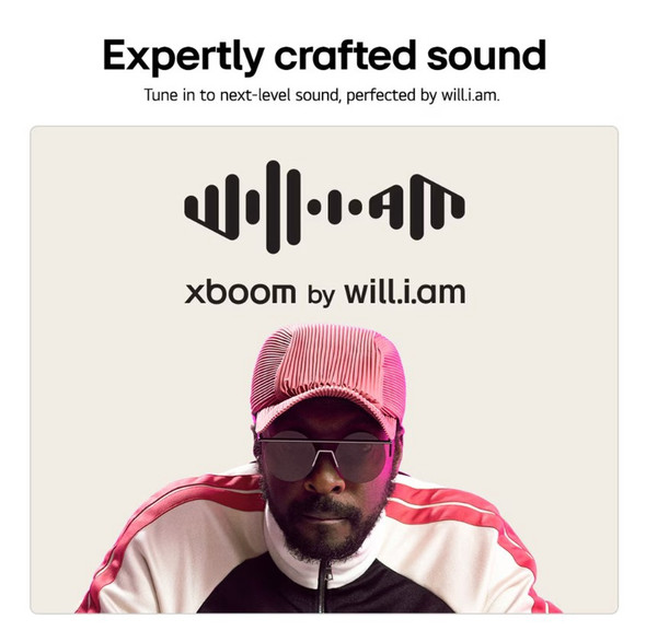 SPEAKER BOX LG STAGE 301 XBOOM BY WILL.I.AM BLUETOOTH MUSIC BOX