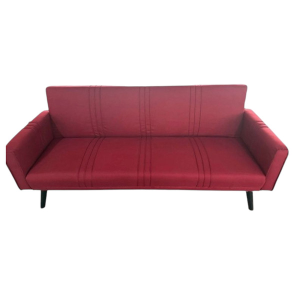 SOFA BED XL-2023A-2 RED FUTON 3-SEATER