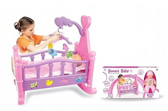 TOY DOLL AND CRIB 25800DA