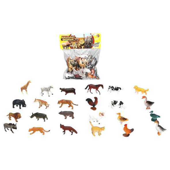 TOY ANIMALS WORLD 854 24PCS