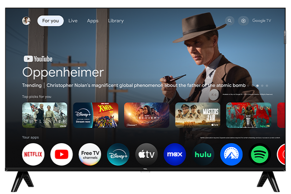 TELEVISION TCL 43" 43Q3K GOOGLE TV SMART LED