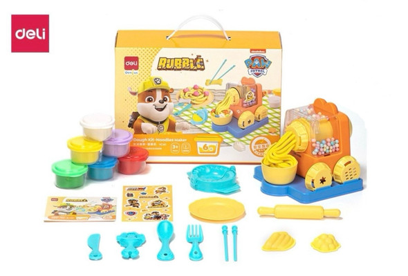 TOY DOUGH KIT NOODLES MAKER PLAYSET RUBBLE DELI YC141