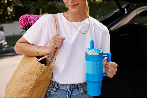 Travel Mug Quencher ProTour Flip Straw Tumbler  30oz