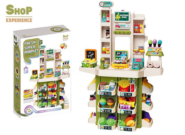 TOY FRESH SUPER MARKET SHOP PLAYSET L666-85A