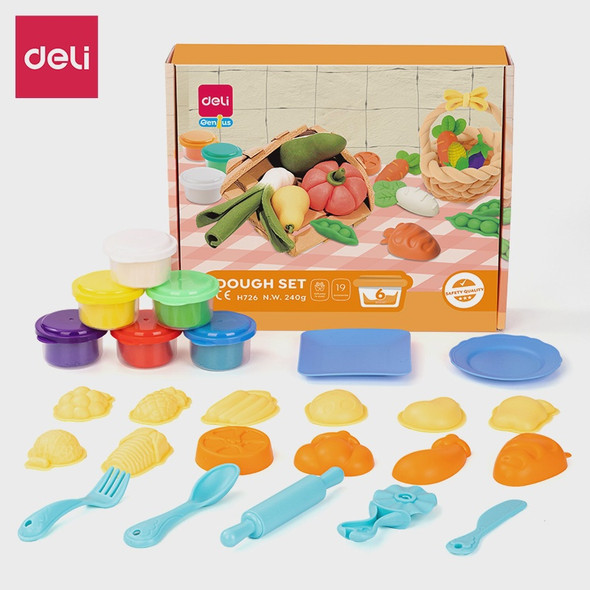 TOY DOUGH SET DELI H726 240g