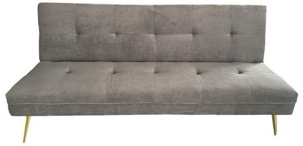 SOFA BED XL-1370-3 GREY FUTON 3-SEATER