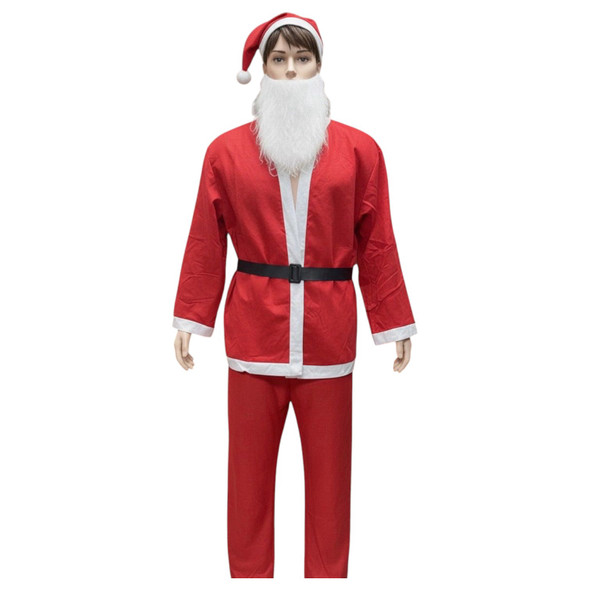 CHRISTMAS DECORATIONS SANTA COSTUME SDLR-6249-Y53 KIDS SIZE 10-13
