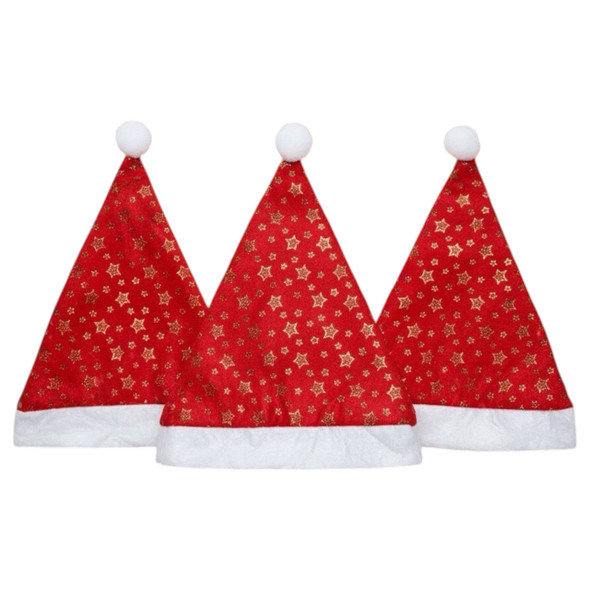 CHRISTMAS DECORATIONS HAT SDM-6222-Y53 38 X 27CM SOLD EACH