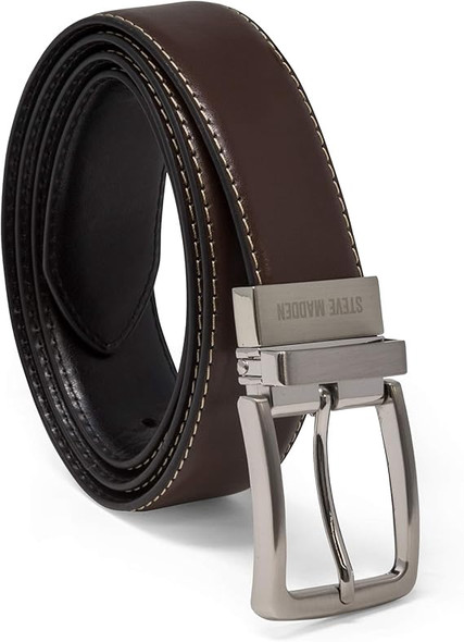 Men Belt Steve Madden Reversible Edge Stitch
