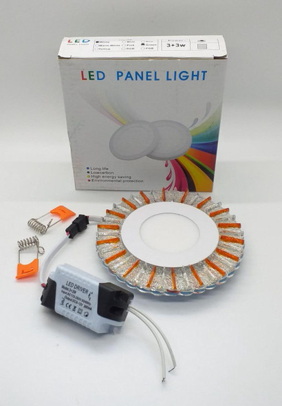 LIGHT LED PANEL 3+3W SURFACE 2 COLOR DECORATIVE