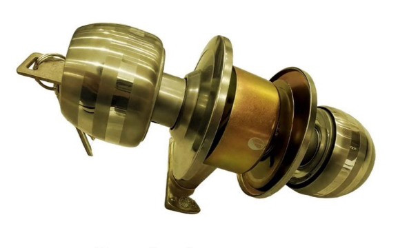 LOCK BOHWJ ENTRY KNOB POLISH BRASS
