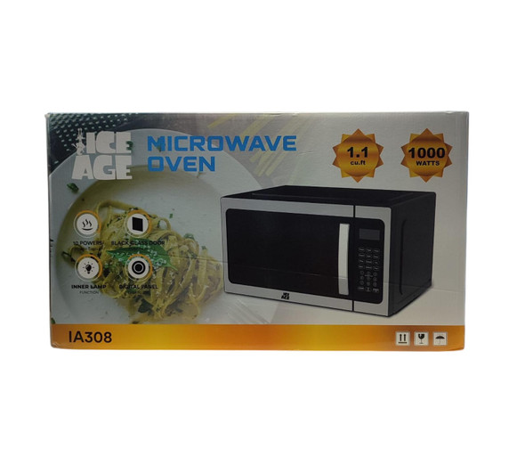 MICROWAVE ICE AGE IA308 1.1CF STAINLESS STEEL
