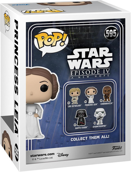 Toy Funko Pop! Star Wars Princess Leia Collectible 595