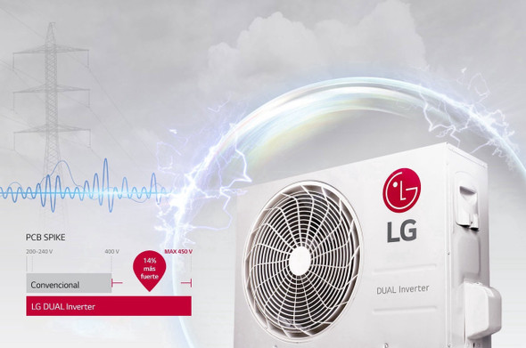 AIR CONDITIONER LG SPLIT 12000BTU 220V INVERTER VM122C8
