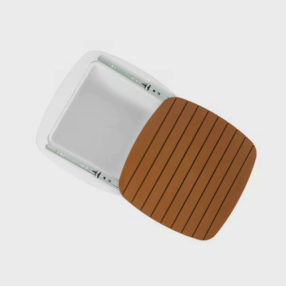 COOLER TABLE BOX ICE CHEST CAPRI MQ 492-1-CARAMELO WHITE