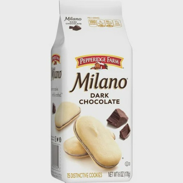 PEPPERIDGE FARM MILANO DARK CHOCOLATE 6oz 170g