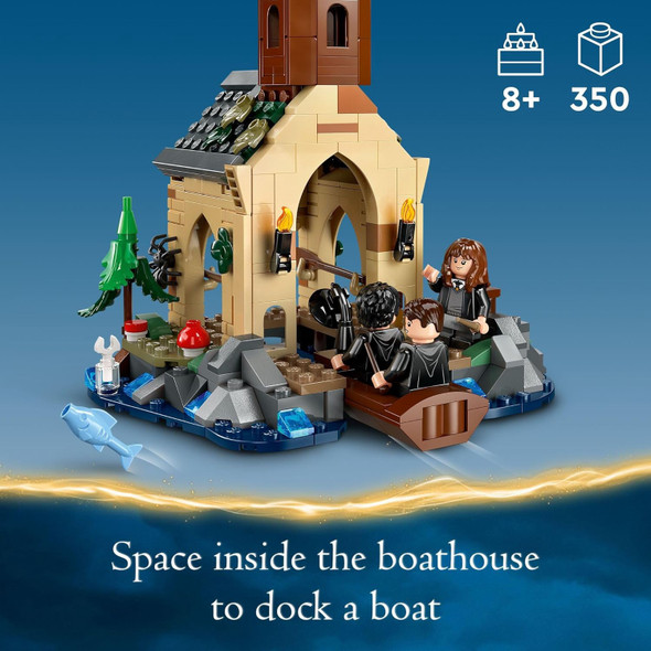 Toy LEGO Harry Potter Hogwarts Boat House 350pcs 76426