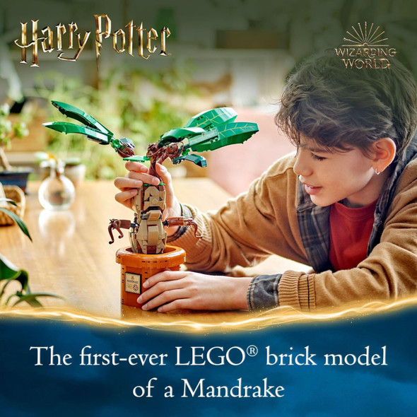 Toy LEGO Harry Potter Mandrake Figure & Pot Plant 579pcs 76433