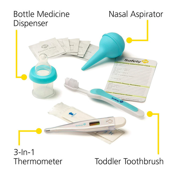 Baby Safety 1st Deluxe 25-Piece Baby Healthcare and Grooming Kit IH324 (Arctic Blue)