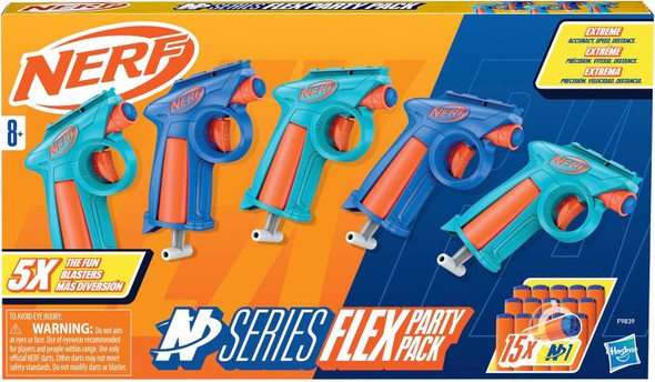 Toy Nerf N Series 5 Pack Flex Blasters