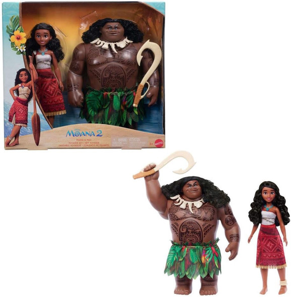 Toy Disney Doll Set Moana 2 Voyager