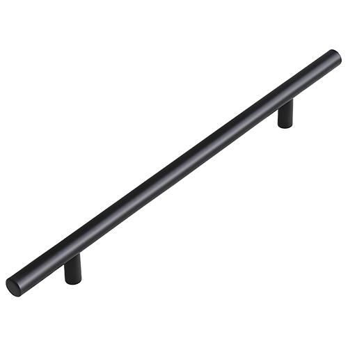 HANDLE T BAR PULL 11.75" BLACK LIGHT DOR739351 (192MM 7.56")