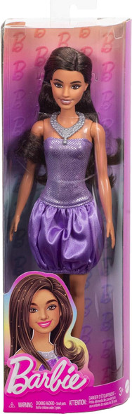 Toy Barbie Doll Fashionistas with Brown Hair & Silvery Necklace