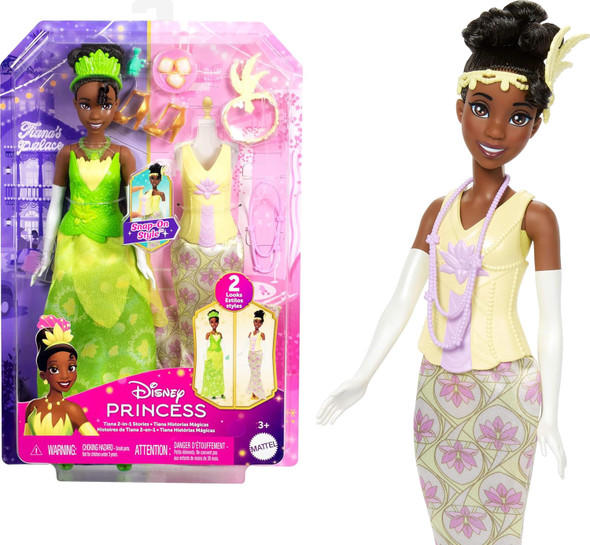 Toy Disney Princess Tiana with 2 Looks & 9 Accessories