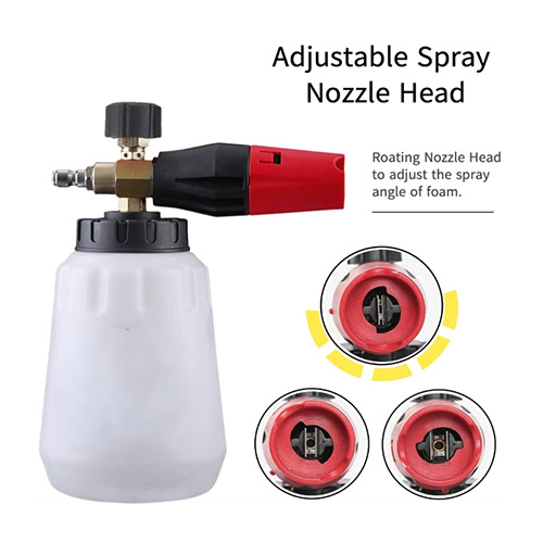 PRESSURE WASHER FOAM GUN CANNON RED AND BLACK 1L 0.26 GAL DEVOX 	HFS-YB02311A