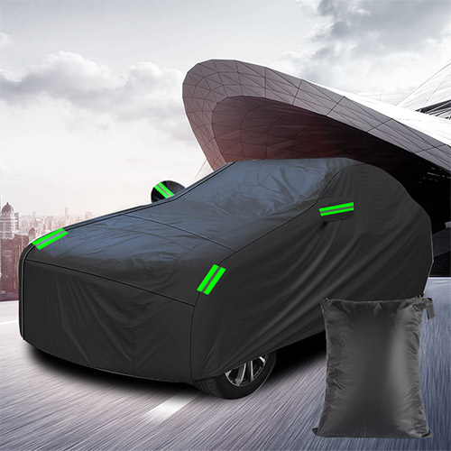 CAR COVER CRAFTEK GUD-BY-1026L WATERPROOF BLACK LARGE FOR CAR 177" TO 187" LONG