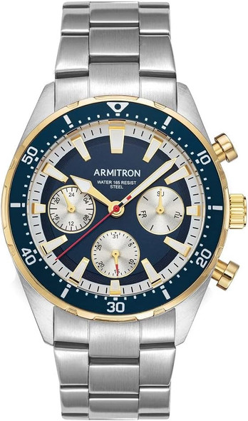 Watch Men Armitron Bracelet Multi Function 5486NVTT