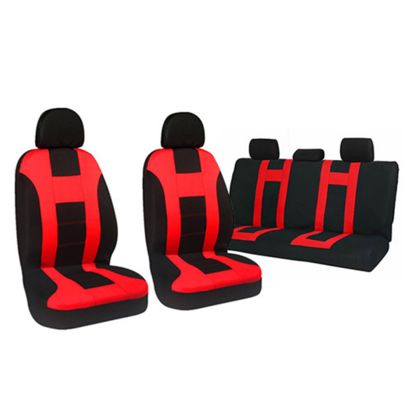 CAR SEAT COVER UNIVERSAL CRAFTEK GUC-SC102R 11PCS RED