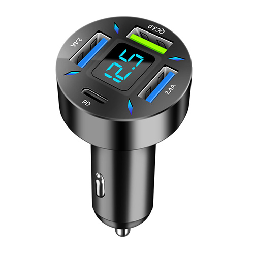 CHARGER CAR CRAFTEK GUC-WMY-C177B FAST CHARGING 1 PD TYPE-C + 3 USB QC3.0