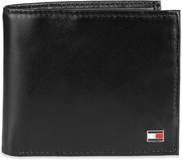 Wallet Men Tommy Hilfiger Slim Bifold Black