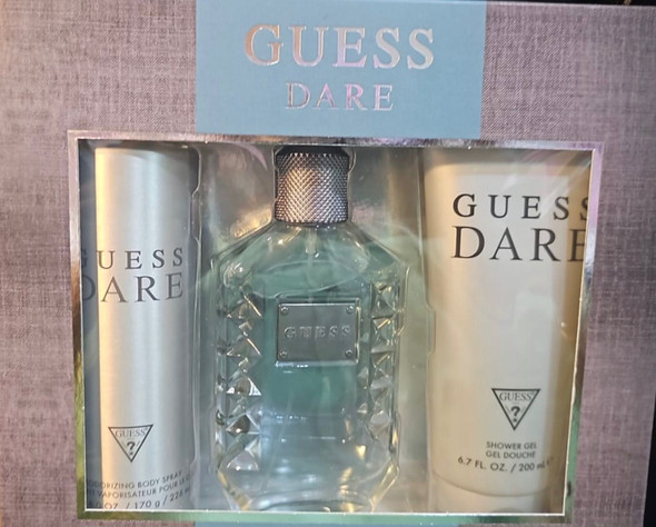 FRAGRANCE MEN GUESS DARE GIFT SET 3PC