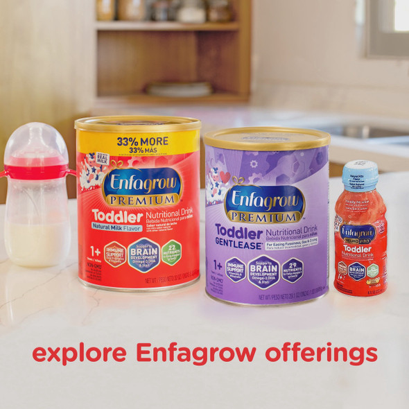 ENFAGROW PREMIUM TODDLER NATURAL MILK FLAVOR 1+ YEARS 32oz 907g