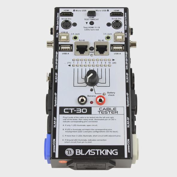 CABLE TESTER BLASTKING IBKE-CT-30 30 FUNCTION