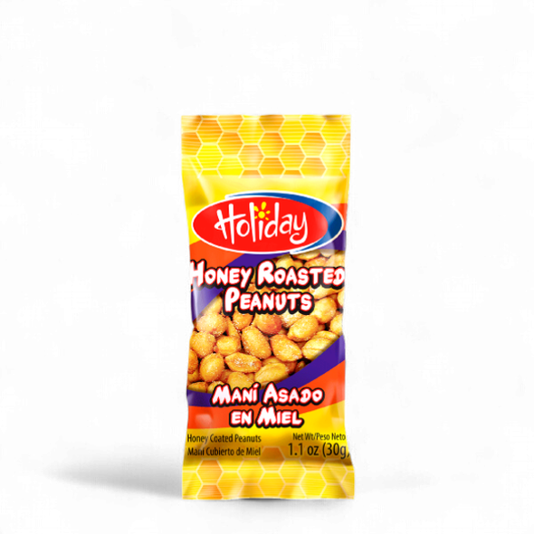 HOLIDAY HONEY ROASTED PEANUTS 1.1OZ 30G