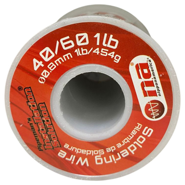 SOLDER WIRE 0.8MM 40-60 454G 1 LB NIPPON AMERICA SOLD PER ROLL