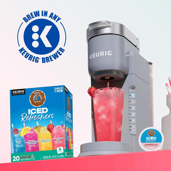 Coffee K-Cup Pods Keurig The Original Donut Shop Iced Refreshers Variety 20count