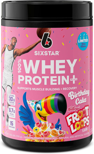Supplement Whey Protein Sixstar Fruit Loops Birthday Cake 1.5lb