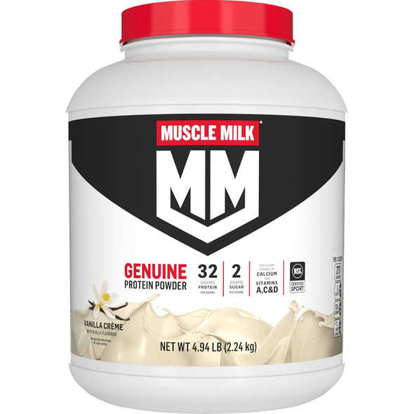 Supplement Muscle Milk Protein Powder Vanilla Creme 4.9lb