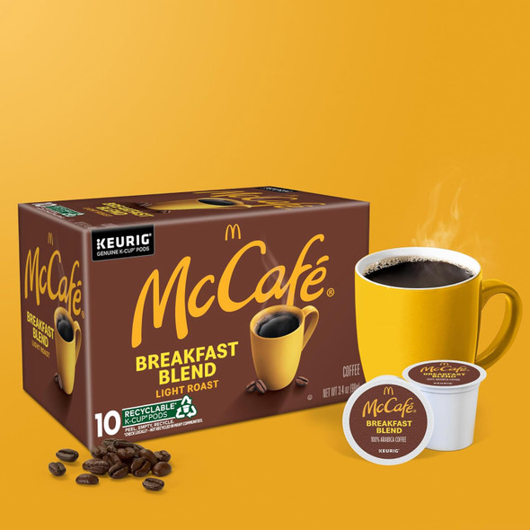 Coffee K-Cup Pods Keurig McCafe Light Roast 10count