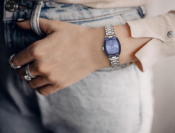 Watch Jessica Simpson Diamond Collection Blue Face JSD0007SL