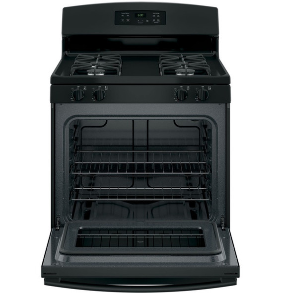 STOVE 4 BURNER GE 30" JGBS60DEKBB BLACK