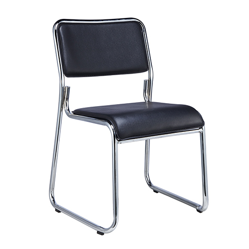 CHAIR WAITING BLACK AND CHROME HONDUR GQF-VC-21CH016