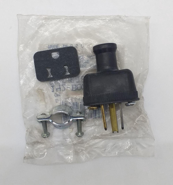 PLUG 3 PIN DUPLEX SQUARE BLACK USA 15A 142-BOX