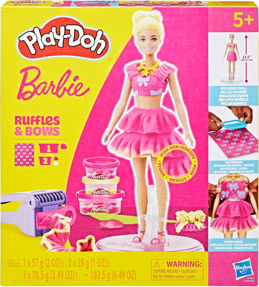 Toy Play-Doh Barbie Ruffles and Bows Set