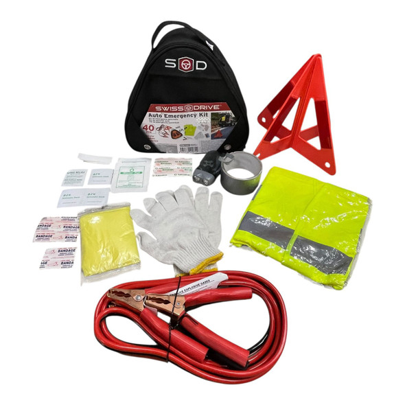AUTO EMERGENCY KIT SWISS DRIVE 40PCS ERK1001